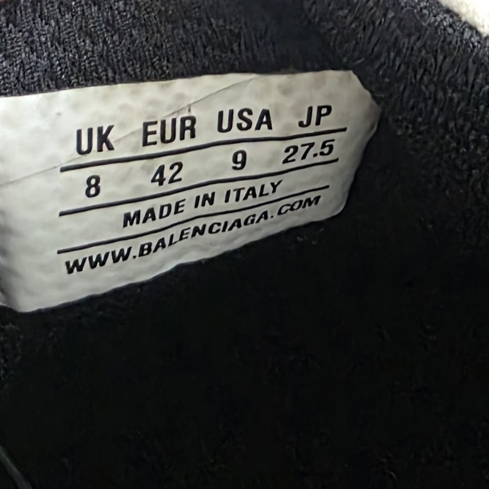 Balenciaga Athletic Shoes in Black, White, and Blue - Picture 5 of 5